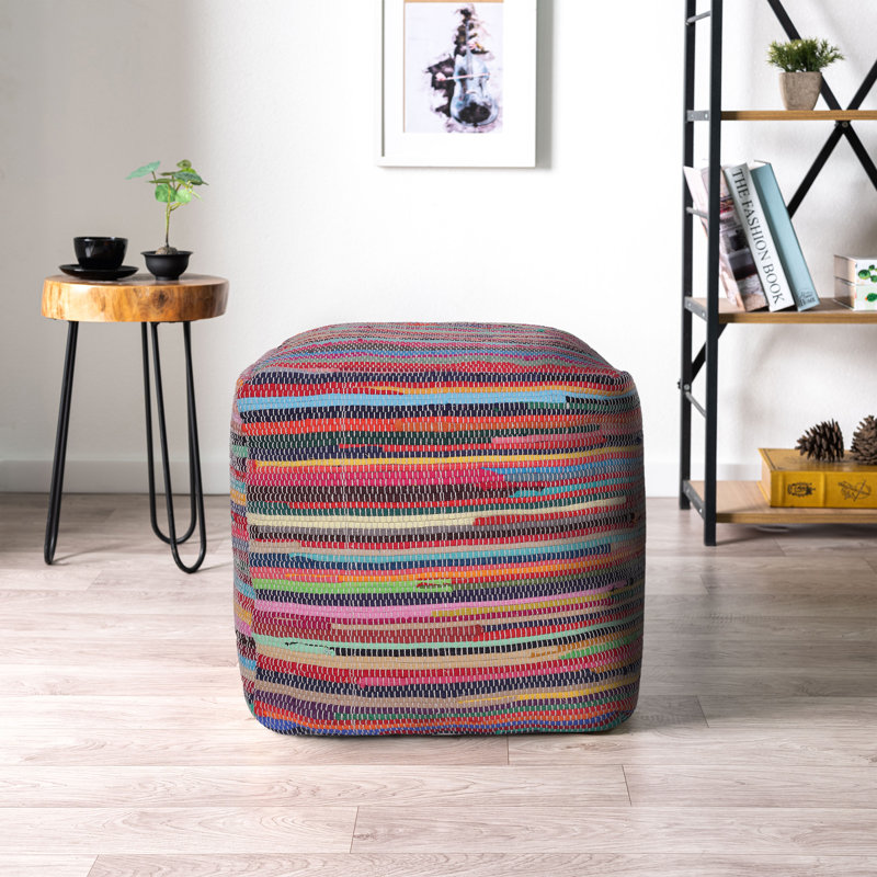 Multicolor ottoman discount
